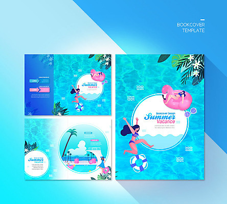 PSD 템플릿 표지디자인 북디자인 출판디자인 원피스 여자 표지 수영복 ZIP 내지 리플렛 북커버 하늘 나뭇잎 수영장 사람 팜플렛 여러명 물 여름 파란색 야자수 눕기 점프 튜브 여자만 플라밍고튜브 이미지템플릿 자연요소 나무 옷 계절 컬러 다수 잎 모션 파일형식