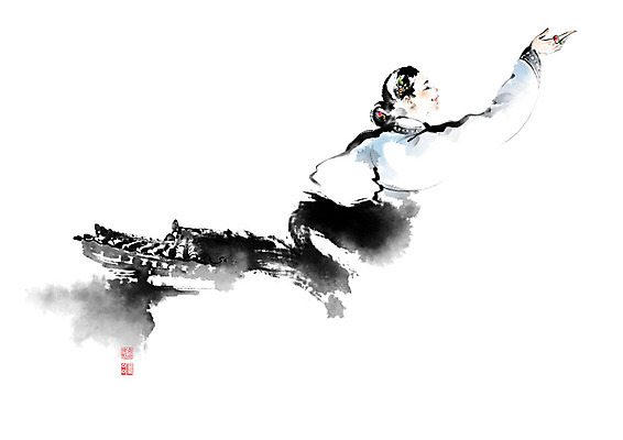 PSD 여자 일러스트 장신구 캘리그라피 붓터치 한옥 한명 사람 손짓 성인 파란색 춤 한복 번짐 비녀 율동 성인여자한명만 국내일러스트 1 한국전통 컬러 고건축 모션 문화예술 전통소품 전통의상 여자한명만 성인여자만 파일형식 효과 헤어액세사리