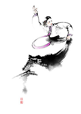 PSD 여자 일러스트 장신구 캘리그라피 붓터치 한옥 한명 사람 성인 춤 한복 저고리 번짐 비녀 성인여자한명만 국내일러스트 1 한국전통 고건축 문화예술 전통소품 전통의상 여자한명만 성인여자만 파일형식 효과 헤어액세사리