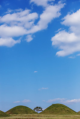 포토 JPG 주간 나무 구름 여행 하늘 한국 풍경 사람없음 야외 관광지 가을 무덤 경상북도 고분 국내여행 의성 금성산고분군 국내포토 자연요소 식물 계절 아시아 경상도 파일형식