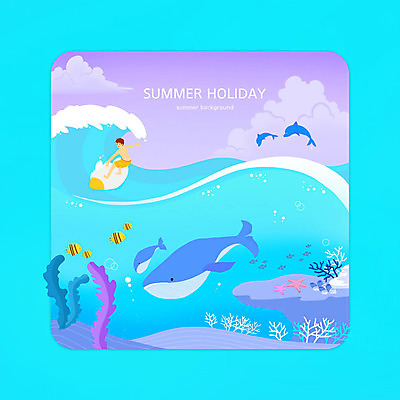 전신 PSD 남자 파도 바다 일러스트 한명 파란색 바닷속 서핑보드 서핑 고래 돌고래 남자한명만 여름배경 국내일러스트 1 컬러 백그라운드 포유류 사람 수중 수중동물 수상스포츠 보드_스포츠 남자만 파일형식