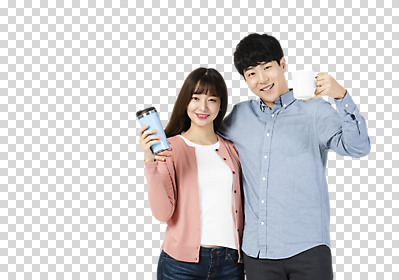 편집 편집이미지 응시 여자 남자 대학생 어깨동무 미소 들기 누끼 사람 상반신 20대 청년 두명 앞모습 청춘 자연보호 환경 그린캠페인 한국인 머그컵 PNG 텀블러 편집소스 제로웨이스트 그린슈머 학생 시선 캠페인 뷰포인트 포즈 컨셉 모션 자연 표정 동양인 성인 컵 보호 사회이슈 파일형식