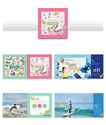 템플릿 여자 남자 수영복 ZIP 리플렛 분홍색 사람 팜플렛 20대 성인 해변 여름 한국인 튜브 민트색 성인만 인디자인 INDD 플라밍고튜브 이미지템플릿 옷 계절 바다 컬러 동양인 청년 파일형식