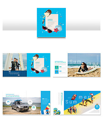템플릿 여자 남자 ZIP 리플렛 바다 휴가 들기 팜플렛 여러명 20대 성인 해변 여름 파란색 한국인 서핑보드 성인만 인디자인 INDD 이미지템플릿 계절 컬러 다수 모션 사람 동양인 청년 보드_스포츠 파일형식