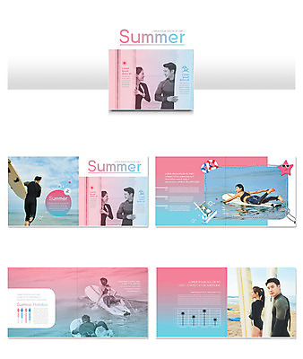 템플릿 여자 남자 ZIP 리플렛 바다 분홍색 휴가 들기 사람 팜플렛 20대 성인 여름 파란색 한국인 서핑보드 서핑 성인만 인디자인 INDD 이미지템플릿 계절 컬러 모션 동양인 청년 수상스포츠 보드_스포츠 파일형식