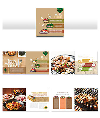 템플릿 ZIP 음식 리플렛 식탁 밥 육류 팜플렛 사람없음 갈색 김 구이 국 집밥 인디자인 INDD 이미지템플릿 컬러 식재료 탁자 해조류 파일형식