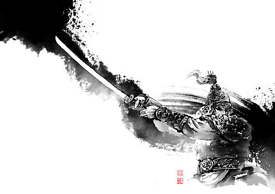 PSD 남자 일러스트 캘리그라피 붓터치 흑백 한명 들기 사람 성인 칼 번짐 장군 갑옷 충성 이순신 충무공 성인남자한명만 충성충 칼자루 국내일러스트 투구모자 직업 1 모션 촬영기법 한자 보호장비 남자한명만 성인남자만 파일형식 효과