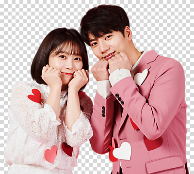 편집이미지 커플 여자 남자 분홍색 커플라이프 데이트 사랑 서기 미소 누끼 사람 정장 손짓 이벤트 20대 성인 두명 앞모습 귀여움 다정 한국인 하트 수줍음 PNG 성인만 편집소스 모양 라이프스타일 옷 감정 뷰포인트 컬러 컨셉 관계 모션 표정 동양인 청년 파일형식