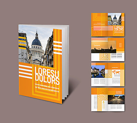 템플릿 유럽 ZIP 리플렛 여행 팜플렛 사람없음 여름 주황색 문화재 유럽여행 인디자인 INDD 이미지템플릿 계절 나라 컬러 해외여행 파일형식