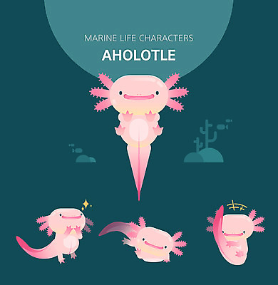 캐릭터 여러마리 일러스트 웃음 사람없음 초록색 세트 귀여움 수중동물 희망 인사 우파루파 일러캐릭터 AI파일 동물 감정 컬러 다수 컨셉 표정 예절 파일형식 벡터