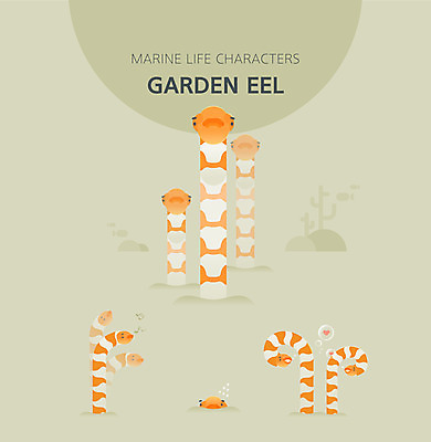 캐릭터 여러마리 일러스트 사랑 사람없음 세트 귀여움 주황색 수중동물 춤 긴장 가든일 일러캐릭터 AI파일 동물 감정 컬러 다수 컨셉 문화예술 파일형식 벡터