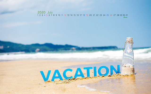 JPG 배경화면 월페이퍼 7월 바탕화면 날짜 파일형식