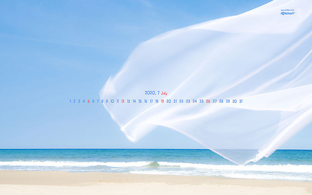 JPG 배경화면 월페이퍼 7월 바탕화면 날짜 파일형식