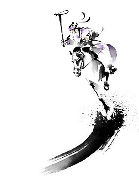 PSD 남자 일러스트 캘리그라피 붓터치 한명 전통놀이 말_동물 승마 한복 번짐 격구 남자한명만 국내일러스트 1 한국전통 전통 스포츠 포유류 놀이 사람 전통의상 남자만 파일형식 효과