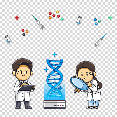 편집 편집이미지 여자 남자 돋보기 현미경 실험 누끼 두명 약 바이러스 연구원 PNG 개발 백신 편집소스 직업 의학 실험기구 사람 파일형식