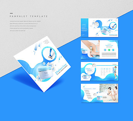 템플릿 여자 수영복 꽃 ZIP 리플렛 팜플렛 20대 성인 신체부위 세명 여름 파란색 한국인 팔 면도기 왁싱 제모 성인여자만 인디자인 INDD 제모기 이미지템플릿 식물 옷 계절 컬러 사람 동양인 청년 위생용품 여자만 성인만 파일형식