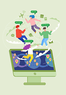 여자 남자 일러스트 모바일 비행기 대화 사람 여러명 성인 초록색 글로벌 모니터 하트 인사 이메일 와이파이 온라인 소통 소셜네트워크 성인만 포스트코로나 온택트 랜선라이프 위드코로나 국내일러스트 AI파일 모양 라이프스타일 컬러 다수 컨셉 항공교통 대중교통 말하기 컴퓨터 예절 사회이슈 무선인터넷 파일형식 벡터 코로나바이러스 언택트