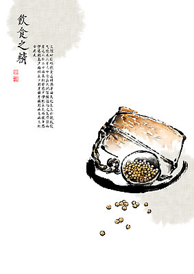 PSD 전통 그릇 일러스트 캘리그라피 붓터치 사람없음 한자 한의학 볏짚 영양 번짐 메주 대두 동의보감 메주콩 민간요법 숙성 짚끈 자양식품 기생어곡 국내일러스트 문자 식기 의학 끈 짚 영양제 의술서적 파일형식 효과