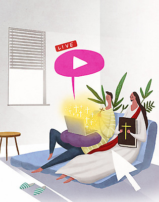 PSD 남자 화살표 기독교 종교 일러스트 창문 모바일 사람 앉기 성인 두명 노트북 소파 교회 성경 기도 풀 예수 책상 예배 와이파이 방송 온라인 동영상 라이브 플레이 성인남자만 온택트 국내일러스트 식물 가구 의자 종교용품 종교건축 모션 건물 전자제품 신_종교 무선인터넷 남자만 성인만 파일형식