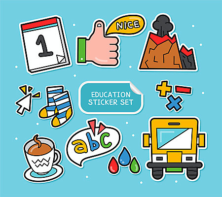 영어 교육 커피 스티커 일러스트 하늘 양말 사람없음 세트 달력 마우스 최고 수학 스쿨버스 화산 아기자기 국내일러스트 AI파일 문자 음료 컨셉 교과목 산 버스 컴퓨터용품 파일형식 벡터