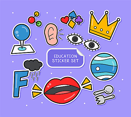 도형 교육 포크 스티커 일러스트 왕관 사람없음 세트 숟가락 보라색 행성 입 압정 입술 먹구름 귀 F 안구 아기자기 국내일러스트 AI파일 식기 알파벳 컬러 컨셉 수저 신체부위 우주 사무용품 파일형식 벡터 구름_자연