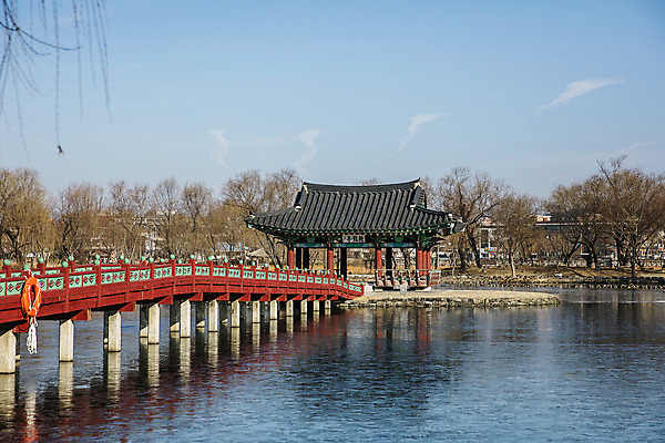 포토 JPG 주간 한국 풍경 사람없음 야외 관광지 충청남도 정자 충청도 국내여행 궁남지 부여 국내포토 자연요소 건축물 아시아 여행 고건축 파일형식