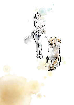 PSD 동물 한마리 여자 반려견 일러스트 캘리그라피 붓터치 한명 성인 친구 반려동물 운동 산책 개 번짐 반려 성인여자한명만 국내일러스트 1 포유류 관계 휴식 건강 사람 여자한명만 성인여자만 파일형식 효과