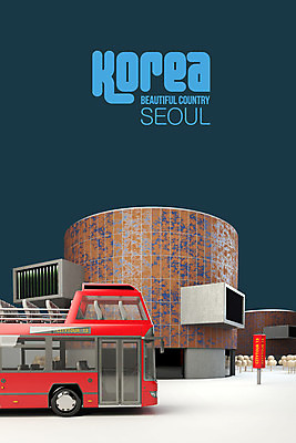 PSD 편집 편집이미지 여행 서울 한국 사람없음 3D소스 3D 디지털합성 오브젝트 이층버스 관광버스 국내여행 랜드마크 서울투어 시티투어 편집소스 문화비축기지 편집3D 아시아 버스 파일형식