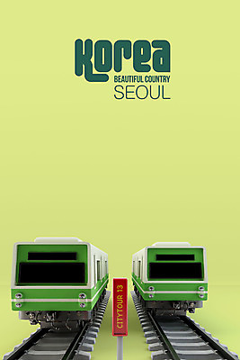 PSD 편집 편집이미지 여행 서울 한국 사람없음 3D소스 3D 전철 디지털합성 오브젝트 국내여행 랜드마크 서울투어 시티투어 편집소스 편집3D 아시아 육상교통 대중교통 파일형식