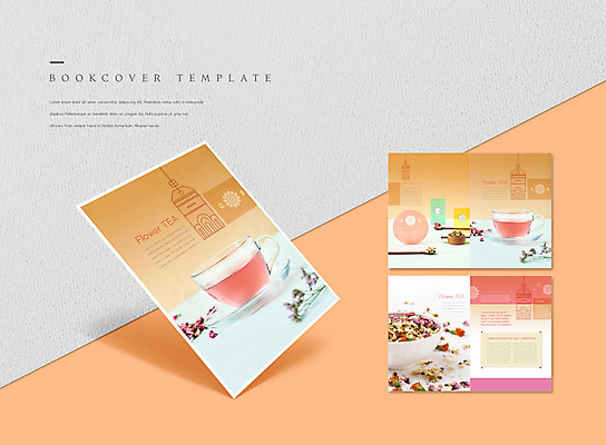 PSD 템플릿 그릇 표지디자인 북디자인 출판디자인 표지 꽃잎 꽃 ZIP 내지 리플렛 북커버 유리병 팜플렛 사람없음 노란색 찻잔 담기 꽃차 이미지템플릿 식물 식기 컬러 모션 병_용기 잔 차_음료 파일형식