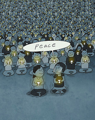 전신 PSD 여자 남자 일러스트 촛불 협상 들기 여러명 평화 경찰 민주주의 사회이슈 화합 화해 시위 이해 촛불시위 시위대 국내일러스트 직업 감정 다수 컨셉 비즈니스 초 모션 사람 파일형식