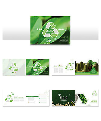 템플릿 ZIP 리플렛 잎 나뭇잎 팜플렛 사람없음 초록색 새싹 환경 재활용 이슬 일회용 에코 인디자인 INDD 이미지템플릿 식물 컬러 친환경 파일형식