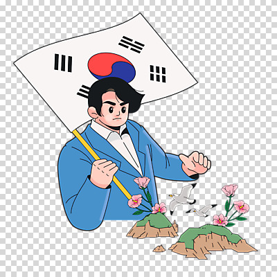 편집 편집이미지 남자 갈매기 한국 한명 누끼 태극기 무궁화 PNG 독도 애국심 독도는우리땅 남자한명만 편집소스 1 꽃 아시아 섬 조류 사람 국기 남자만 파일형식