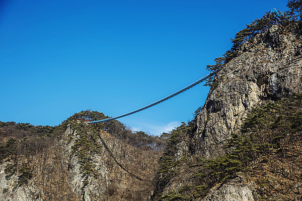 포토 JPG 주간 로우앵글 여행 하늘 한국 풍경 사람없음 야외 관광지 원주 강원도 국내여행 출렁다리 소금산 국내포토 자연요소 아시아 뷰포인트 산 다리_건축물 파일형식
