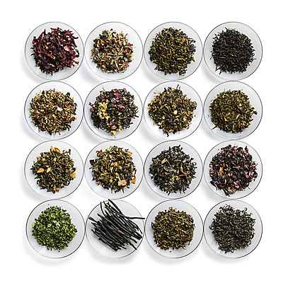 포토 JPG 해외이미지 사람없음 세트 하이앵글 다양 흰배경 찻잎 해외202007 해외포토 뷰포인트 다수 백그라운드 차_음료 흰색 파일형식