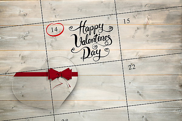 포토 JPG 해외이미지 발렌타인데이 사랑 사람없음 목재 달력 하트 해외202007 해외포토 모양 나무 감정 재료 데이이벤트 파일형식