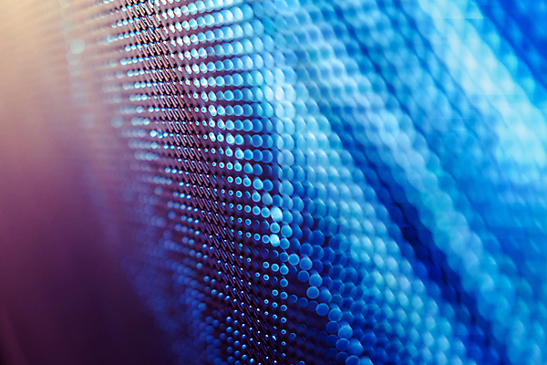 포토 JPG 해외이미지 백그라운드 추상 사람없음 파란색 스크린 점 혼합 다이오드 LED 해외202007 해외포토 컬러 무늬 전구 파일형식