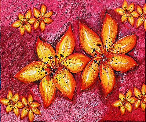 포토 JPG 해외이미지 식물 꽃잎 꽃 분홍색 백그라운드 꽃무늬 사람없음 노란색 인쇄 묘사 그림 해외202007 해외포토 컬러 무늬 파일형식