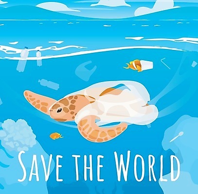 EPS 해외이미지 바다 일러스트 자연 비닐봉투 어류 사람없음 환경오염 거북이 보호 쓰레기 폐기물 플라스틱 페트병 바다거북 플라스틱컵 해양오염 해양쓰레기 해외202007 해외일러스트 컨셉 파충류 재질 봉투 컵 수중동물 생태계 병_담는 파일형식 벡터
