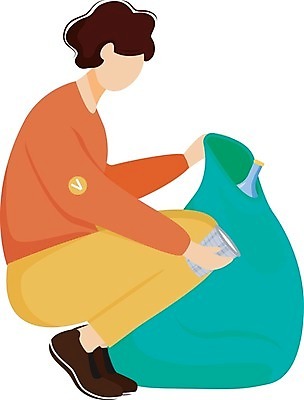 EPS 해외이미지 전신 여자 일러스트 한명 들기 성인 환경 폐기물 쓰레기봉투 헬프 성인여자한명만 해외202007 줍기 해외일러스트 1 모션 봉투 사람 도움 쓰레기 여자한명만 성인여자만 파일형식 벡터