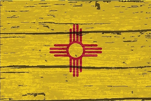 EPS 해외이미지 백그라운드 일러스트 미술 목재 깃발 그런지 뉴멕시코 수목 전국 해외202007 해외일러스트 나무 재료 문화예술 파일형식 벡터