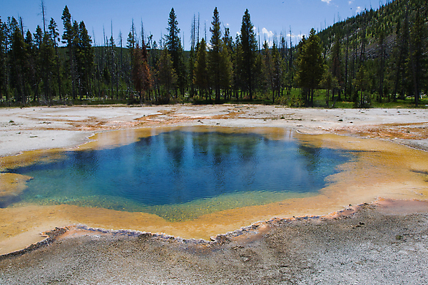 포토 JPG 해외이미지 나무 공원 모래 여행 자연 하늘 산 국립공원 풍경 사람없음 초록색 물 파란색 강 노란색 소나무 수증기 암초 와이오밍 해외202007 해외포토 자연요소 식물 공공시설 컬러 생태계 파일형식