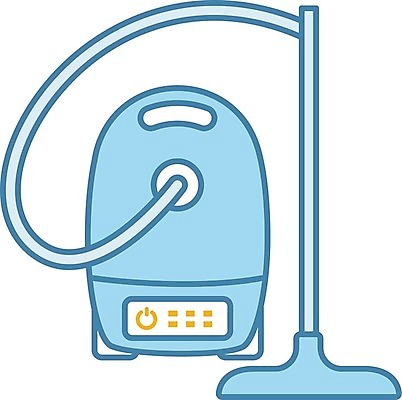 EPS 해외이미지 일러스트 사람없음 파란색 전자제품 청소기 해외202007 해외일러스트 컬러 청소도구 파일형식 벡터