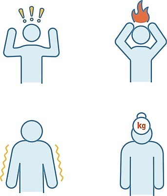 EPS 해외이미지 클립아트 감정 일러스트 스트레스 사람모양 사람없음 파란색 짜증 표현 불안 긴장 해외202007 해외일러스트 모양 컬러 파일형식 벡터