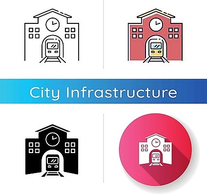 EPS 해외이미지 클립아트 디자인 선 분홍색 여행 컨셉 일러스트 교통시설 그림자 미술 세트 웹 기차 흰색 도시 플랫 역 수집 사회이슈 도착 심볼 서비스 사인 출발 윤곽 승객 팩 일반 단상 고립 상형문자 얇은 터미널 통근 해외202007 해외일러스트 문자 육상교통 컬러 교통 인터넷 문화예술 대중교통 화장품 시설 출근 파일형식 벡터