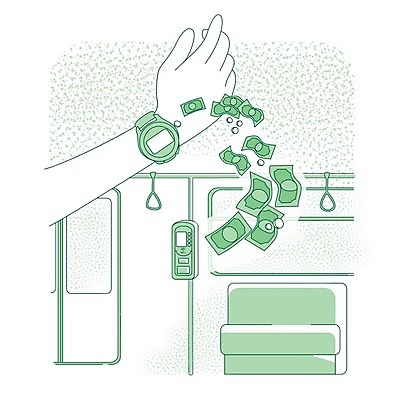 EPS 해외이미지 손 지폐 일러스트 무선통신 버스 정보기술 신체부위 초록색 스마트 라인아트 결제 편리함 버스손잡이 스마트워치 해외202007 해외일러스트 선 육상교통 컬러 컨셉 돈 통신 대중교통 기술 손잡이 사람 스마트기기 웨어러블 파일형식 벡터