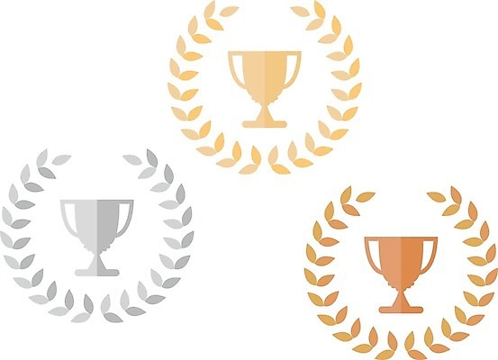 EPS 해외이미지 디자인 리본 스포츠 올림픽 일러스트 성공 유행 금속 경쟁 공백 게임 우승 황금 플랫 결과 은색 상패 메달 심볼 사인 리더 배지 청동 고립 승자 엘리먼트 챔피언 필승 해외202007 해외일러스트 컬러 컨셉 재질 놀이 최고 상 파일형식 벡터