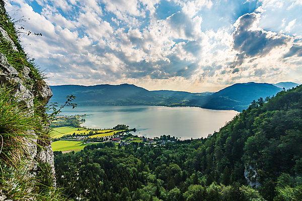 포토 JPG 해외이미지 호수 스포츠 여행 백그라운드 자연 하늘 산 풍경 사람없음 야외 초록색 물 여름 파란색 맑음 트래킹 오스트리아 정상 알프스 해외202007 해외포토 자연요소 계절 유럽 컬러 레저 날씨 생태계 파일형식
