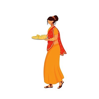 EPS 해외이미지 클립아트 캐릭터 전통 접시 디자인 드레스 옷 여자 문화 음식 백그라운드 일러스트 요리 서기 사람 20대 성인 그래픽 30대 갈색 식사 웹 대접 플랫 만화 인도인 웨이트리스 서비스 심플 서빙 애니메이션 고립 사리 이국적 힌두교 해외202007 해외일러스트 일러캐릭터 외국인 식기 종교 컬러 인터넷 모션 동양인 청년 장년 종업원 파일형식 벡터