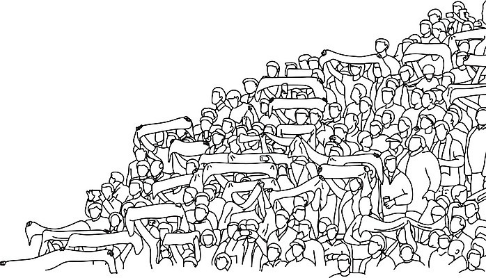 EPS 해외이미지 배너 음악 스포츠 포즈 백그라운드 일러스트 응원 아이디어 사람 이벤트 그래픽 파티 검은색 축제 축구 경기장 콘서트 공연 축하 팬 그룹 낙서 군중 스케치 그림 윤곽 쇼 손그림 덩어리 고립 승자 필승 헤딩 해외202007 해외일러스트 컬러 컨셉 스포츠시설 문화예술 미술 구기 우승 파일형식 벡터